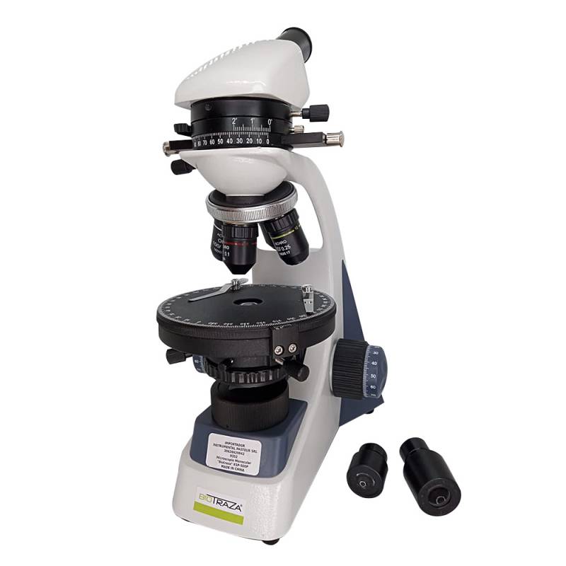 Microscopio Monocular XSP-500P Petrogrfico, ptica Acromtica, 1000x, Platina Circular Giratoria Graduada 360, LED Trans
