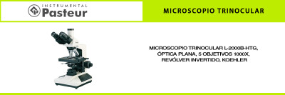 Microscopio trinocular