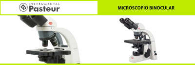 Microscopio binocular