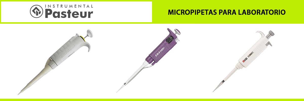 Micropipetas para laboratorio