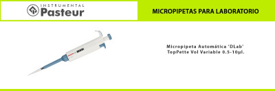Micropipetas para laboratorio