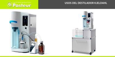 Usos del destilador Kjeldahl