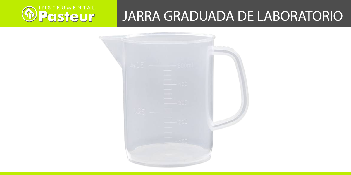Jarra graduada de laboratorio