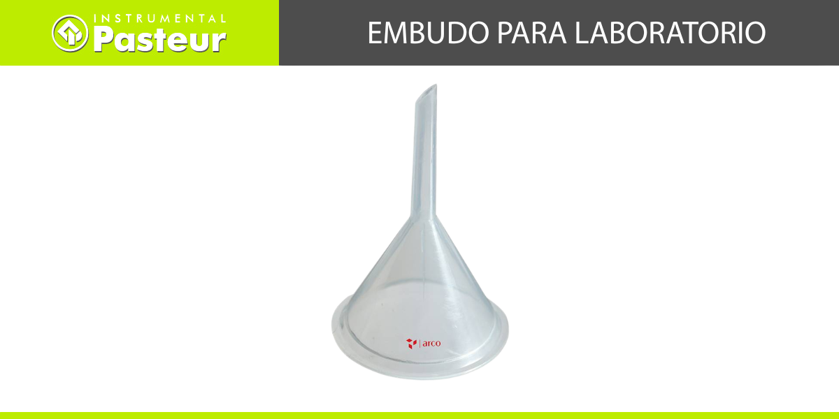 Embudo para laboratorio