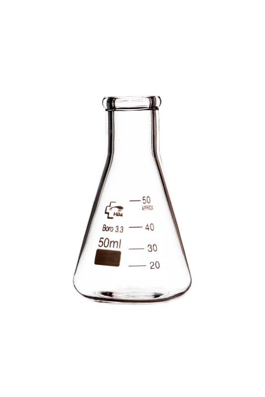 Erlenmeyer Vidrio Boro 3.3 50ml