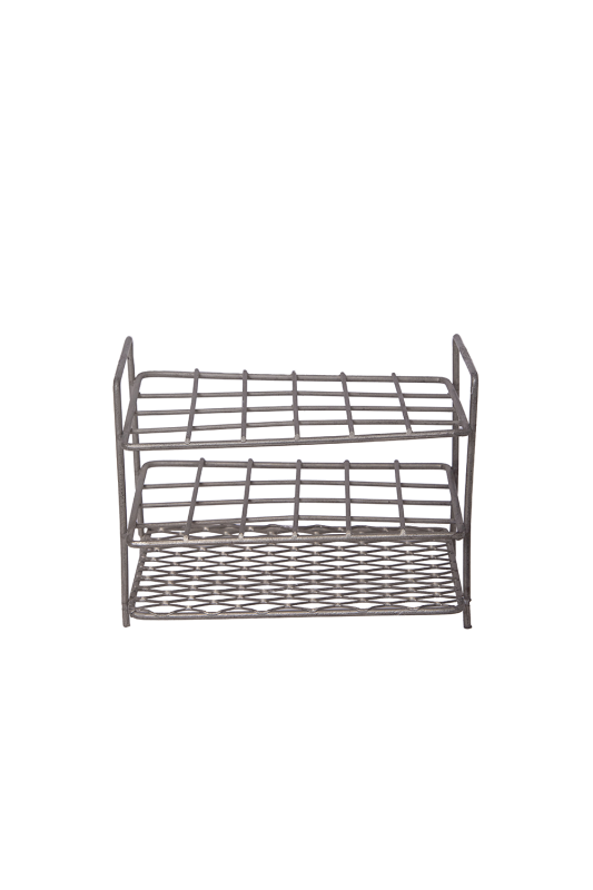 Gradilla Alambre Galvanizado Para Tubos Ensayo x 18