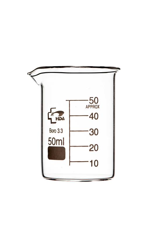 Vaso Vidrio Precipitado Boro 3.3 50ml