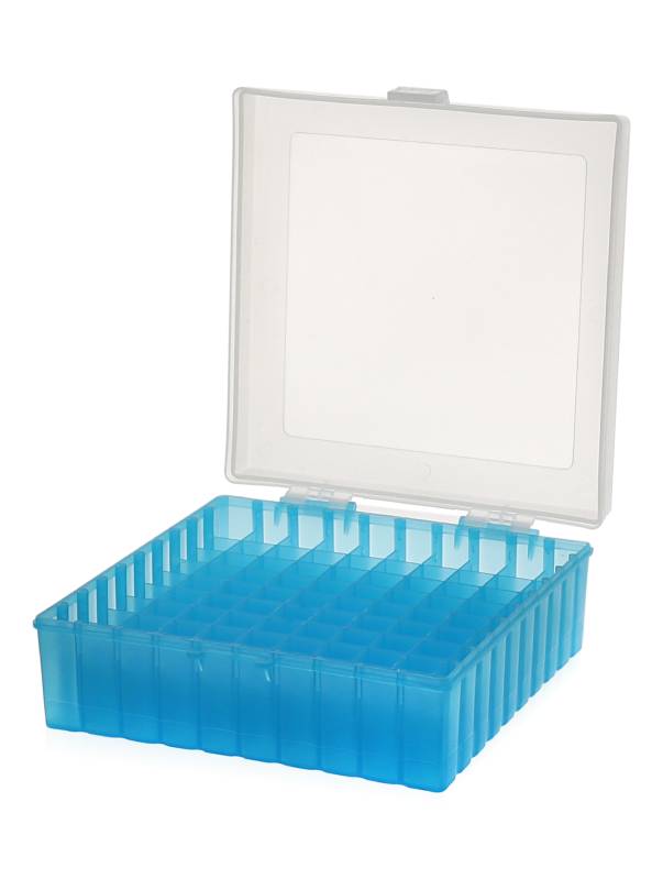 Caja de PP para congelación, para 100 criotubos de 1,8ml.
