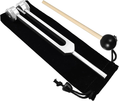 Diapason ponderado 128Hz con martillo y bolso