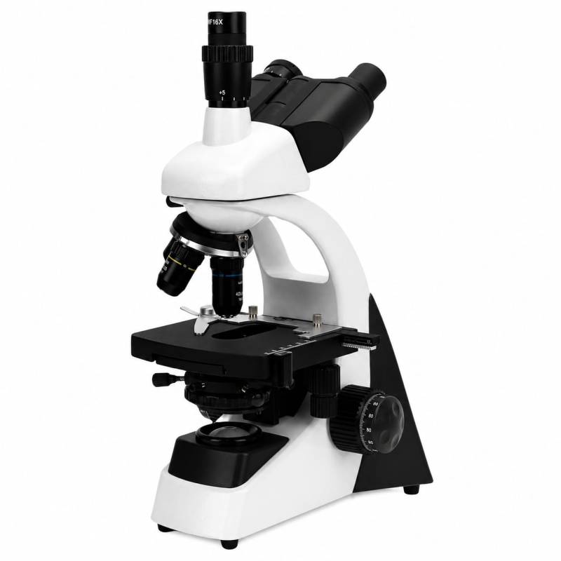 Microscopio Trinocular XSP-500SM, Óptica Acromática, 4 Objetivos 1000x, LED