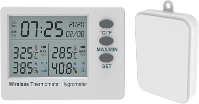 Termometro Higrometro Interior- Exterior, SPE-44CK2430 Sensor Inalambrico WiFi -40C° a 70°C