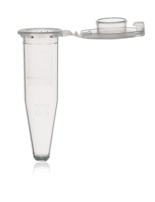 Tubo tipo Eppendorf , PP, 1.5 ml, esteril, libre de RNasa/DNASA/No pirogénico, Pack x 500