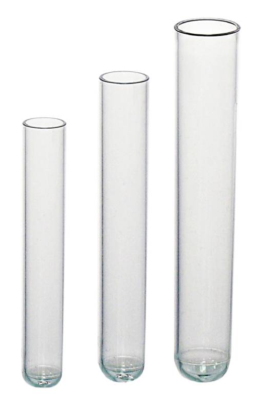 Tubo de ensayo Boro 3.3 16 x 160 mm, vol 17ml, 1 mm de grosor, Pack x 250