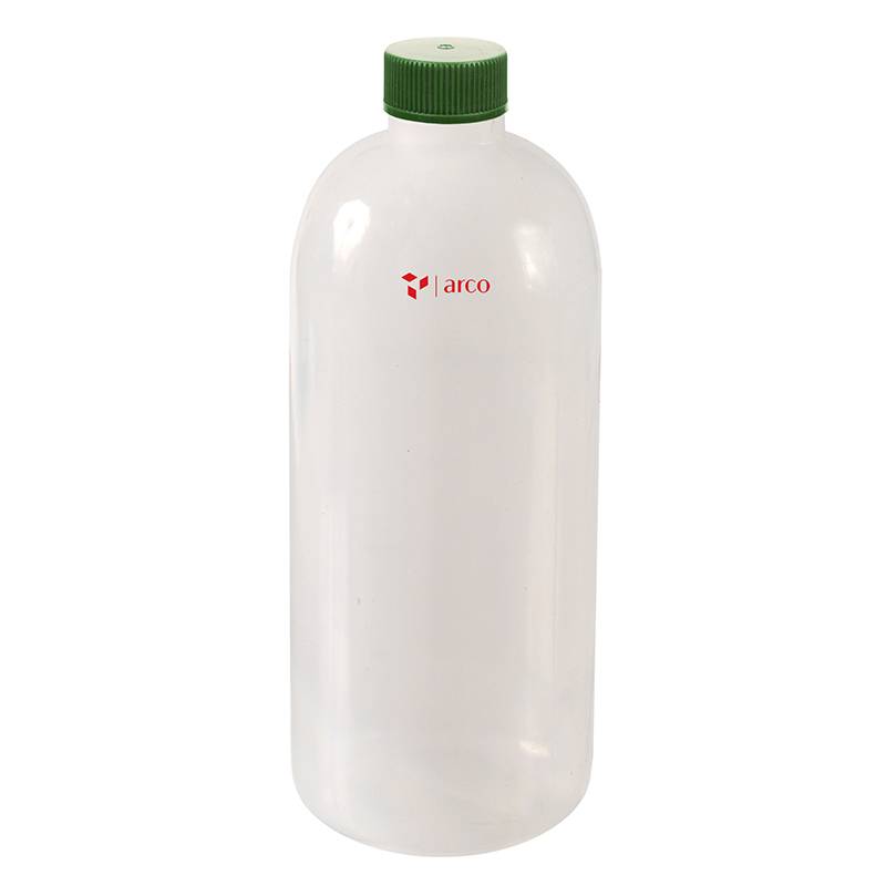 Botellla de PP, 125ml, boca angosta, autoclavable