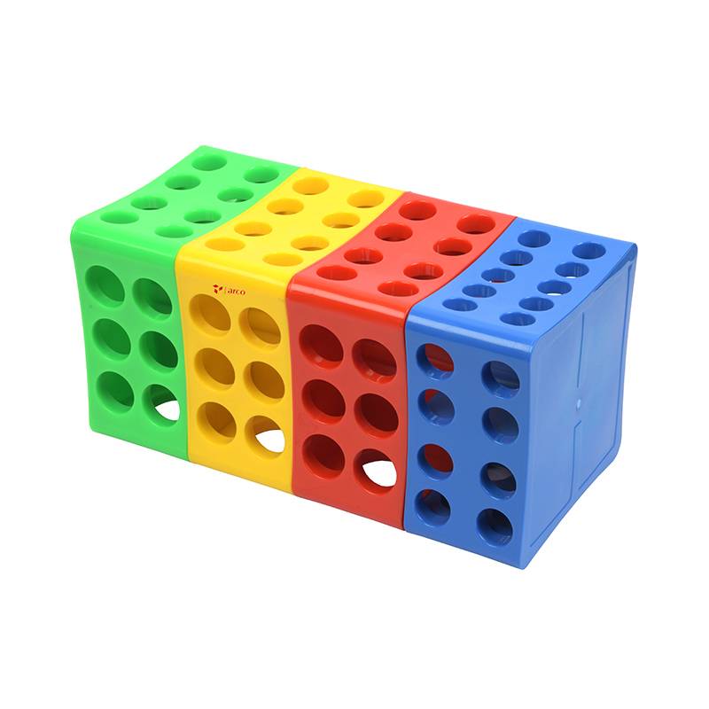 Gradilla PP múltiple para 2 x 50ml, 8 x 15ml,  6x20ml, 10 x 12ml tubos, autoclavable