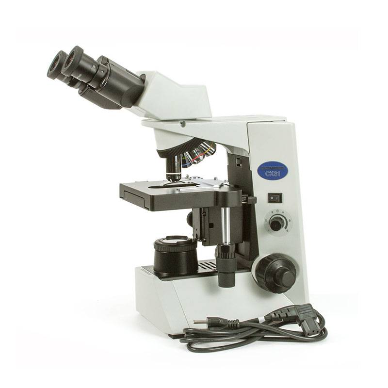Microscopio Binocular CX-31, Óptica Plana Corregida a Infinito, 4 Objetivos 1000x, Revólver Invertido, Koehler Halógena 
