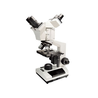 Microscopio Binocular XSZ-N204, Visión Múltiple Doble Cabezal, Óptica Acromática, 4 Objetivos 1000x, LED