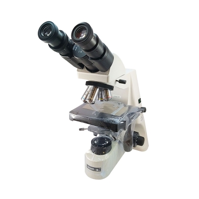 Microscopio Binocular XSZ-146A-PLAN, Óptica Plana Corregida a Infinito, 4 Objetivos 1000x, Revólver invertido, Koehler LED