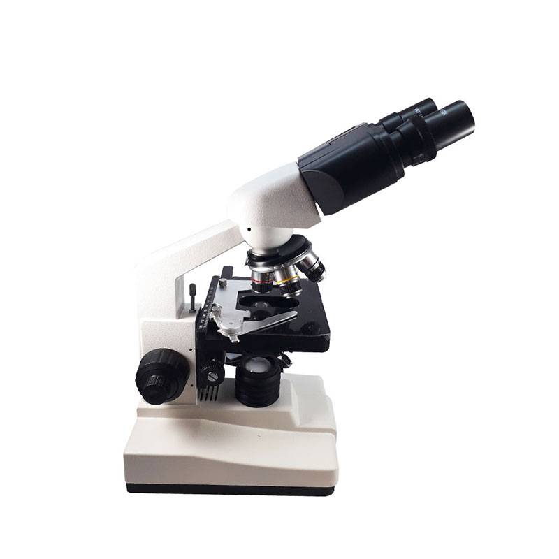 Microscopio Binocular XSP-100, Óptca Acromática, 4 Objetivos 1600x, LED 