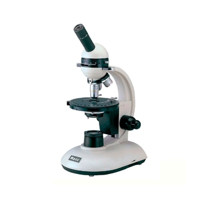 Microscopio Monocular Petrográfico PM2805, Óptica Acromática, 3 Objetivos 400x, Revólver Invertido, Platina Circular, Halógena