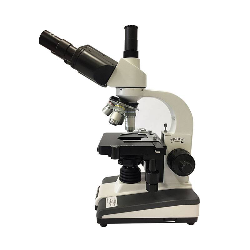 Microscopio Trinocular XSZ-100BNT, 4 Objetivos 1000x, Halgena