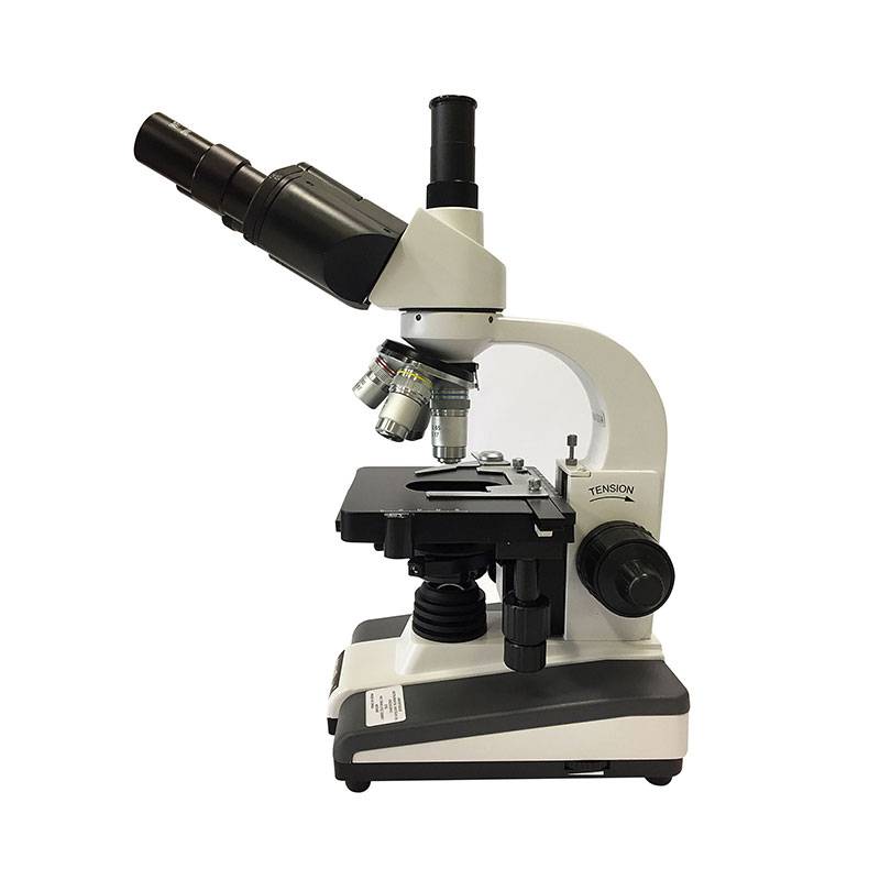Microscopio Trinocular XSZ-100BNT, Óptica Acromática, 4 Objetivos 1000x, LED