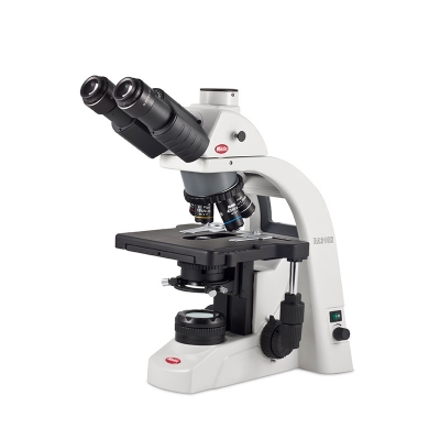 Microscopio Trinocular BA-310E, Óptica Plana Corregida a Infinito, 4 Objetivos 1000x, KOEHLER LED 