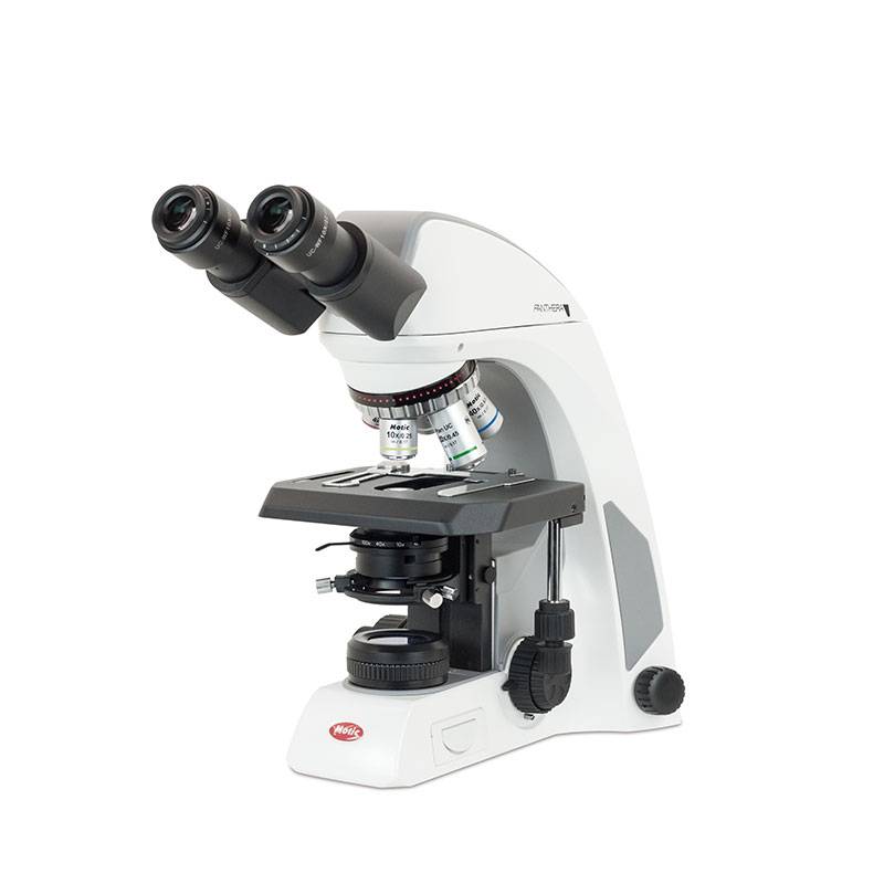 Microscopio Trinocular Panthera C, Óptica Plana Corregida a Infinito, 4 Objetivos 1000x, USB, Slot Contraste De Fase, Koehler Halógena/LED 