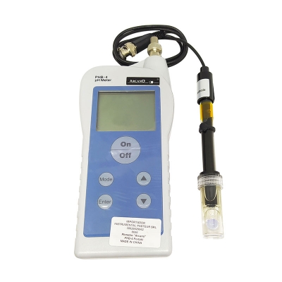 Phmetro Portátil  PHB-4 pH 0-14/mV ±1400, Compensación Manual Temperatura