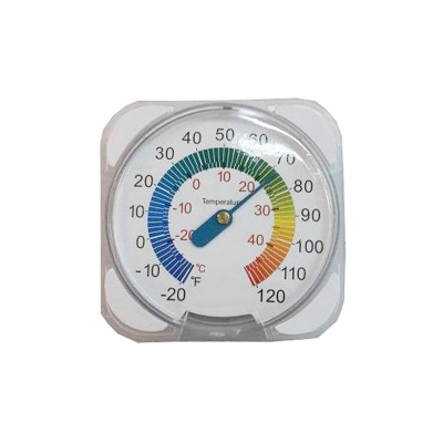 Termómetro  Para Heladera y Freezer Plástico Redondo, Temperatura -29ºC +49ºC